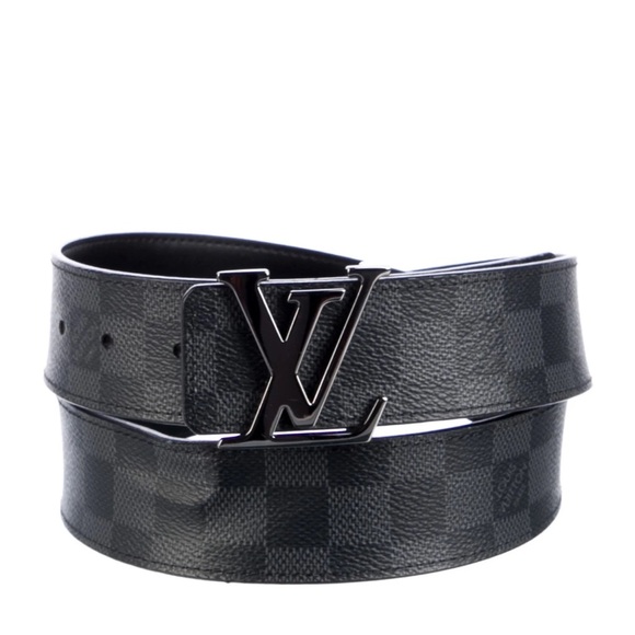 Louis Vuitton 2020 Damier Graphite Pattern Belt Kit Size: M - Picture 1 of 12
